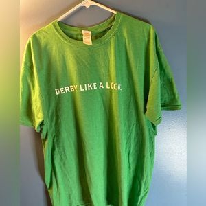 Old Forester Derby Like A Local Green Tshirt Size 2XL